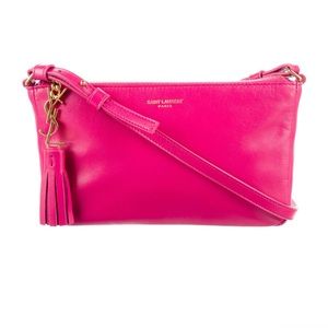 YSL pink cross body bag!